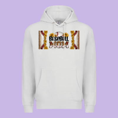 Leopard Baseball Mom 16oz Libbey Glass Premium Hoodie Designed By Hra Design Shop