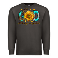 Smoke with god all things possible Premium Sweatshirt - RanaPortraitStore