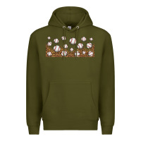 Leopard Baseball 16oz Libbey Glass Premium Hoodie | Teevron