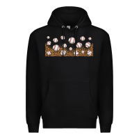 Black leopard baseball 16oz libbey glass Premium Hoodie - HRA Design Shop