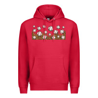 Cardinal leopard baseball 16oz libbey glass Premium Hoodie - HRA Design Shop
