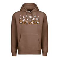 Chestnut leopard baseball 16oz libbey glass Premium Hoodie - HRA Design Shop