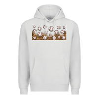 Dove Grey leopard baseball 16oz libbey glass Premium Hoodie - HRA Design Shop