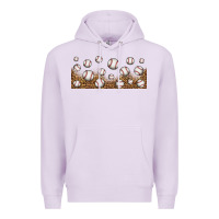 Lilac leopard baseball 16oz libbey glass Premium Hoodie - HRA Design Shop