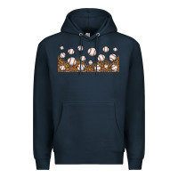 Navy leopard baseball 16oz libbey glass Premium Hoodie - HRA Design Shop