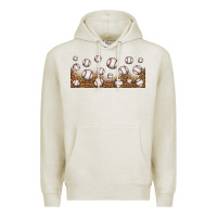 Oatmeal Heather leopard baseball 16oz libbey glass Premium Hoodie - HRA Design Shop