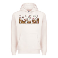 Pale Pink leopard baseball 16oz libbey glass Premium Hoodie - HRA Design Shop