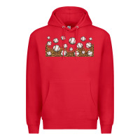 Red leopard baseball 16oz libbey glass Premium Hoodie - HRA Design Shop