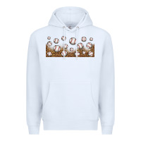 White leopard baseball 16oz libbey glass Premium Hoodie - HRA Design Shop