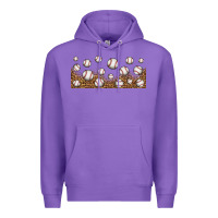 Purple leopard baseball 16oz libbey glass Premium Hoodie - HRA Design Shop