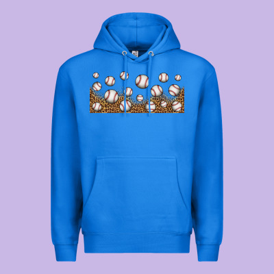 Leopard Baseball 16oz Libbey Glass Premium Hoodie Designed By Hra Design Shop
