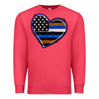 Cardinal police heart Premium Sweatshirt - RanaPortraitStore
