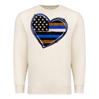 Sandshell police heart Premium Sweatshirt - RanaPortraitStore