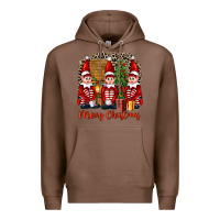 Chestnut Merry christmas elfs Premium Hoodie - FaDigitalArtStudio