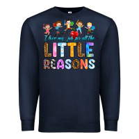 Navy i love my job for all the little reason Premium Sweatshirt - RanaPortraitStore