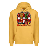Mustard Merry christmas elfs Premium Hoodie - FaDigitalArtStudio