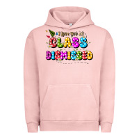 Pigment Salmon i love you all class dismissed Urban Hoodie - JahusDesignShop
