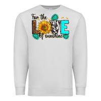 Dove Grey for the love of sunshine Premium Sweatshirt - RanaPortraitStore