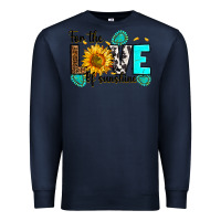 Navy for the love of sunshine Premium Sweatshirt - RanaPortraitStore