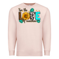 Pale Pink for the love of sunshine Premium Sweatshirt - RanaPortraitStore