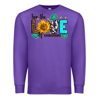 Purple for the love of sunshine Premium Sweatshirt - RanaPortraitStore