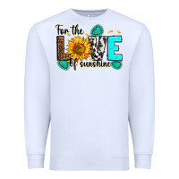 White for the love of sunshine Premium Sweatshirt - RanaPortraitStore