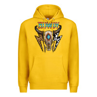Lemon howdy boho skull Premium Hoodie - CowhideDigitalArt
