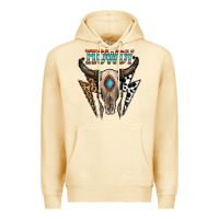 Pina Colada howdy boho skull Premium Hoodie - CowhideDigitalArt