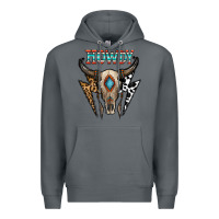 Rock howdy boho skull Premium Hoodie - CowhideDigitalArt