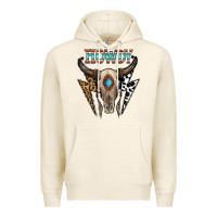 Tofu howdy boho skull Premium Hoodie - CowhideDigitalArt