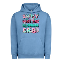 Pigment Pebble Blue in my last day of school era Urban Hoodie - JahusDesignShop