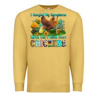 Antique Gold i googled my symptoms turns out i need more chicke Premium Sweatshirt - RanaPortraitStore