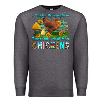 Charcoal Heather i googled my symptoms turns out i need more chicke Premium Sweatshirt - RanaPortraitStore