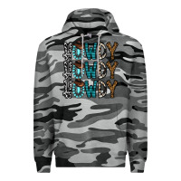 Slate Camo howdy howdy howdy Premium Hoodie - CowhideDigitalArt