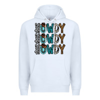 White howdy howdy howdy Premium Hoodie - CowhideDigitalArt