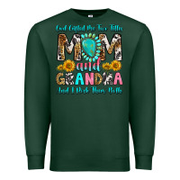 Sports Green god gifted me two titles mom and grandma and i roc Premium Sweatshirt - RanaPortraitStore