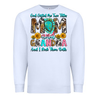White god gifted me two titles mom and grandma and i roc Premium Sweatshirt - RanaPortraitStore