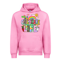 Fuchsia Pink childcare life Urban Hoodie - AdoDesignShop