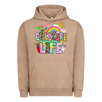 Pigment Burro childcare life Urban Hoodie - AdoDesignShop