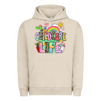 Pigment French Oak childcare life Urban Hoodie - AdoDesignShop