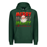 Sports Green Merry Christmas Santa Premium Hoodie - FaDigitalArtStudio