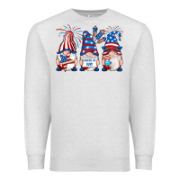 Oatmeal Heather fourth of july gnomes Premium Sweatshirt - RanaPortraitStore