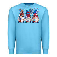 Ocean Blue fourth of july gnomes Premium Sweatshirt - RanaPortraitStore