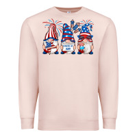Pale Pink fourth of july gnomes Premium Sweatshirt - RanaPortraitStore