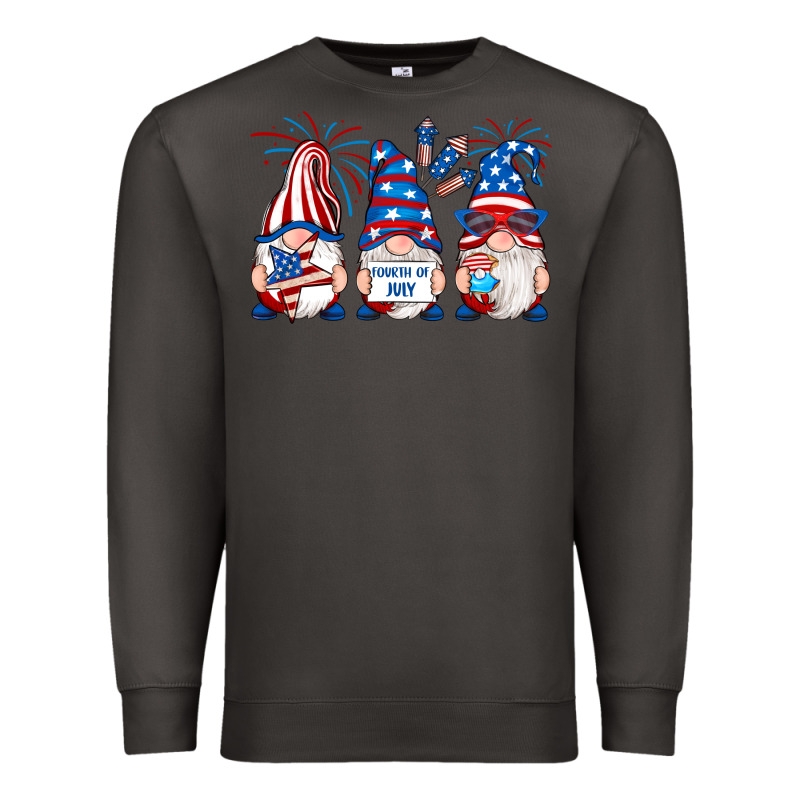 Fourth Of July Gnomes Premium Sweatshirt by RanaPortraitStore | Teevron