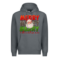 Rock Merry Christmas Santa Premium Hoodie - FaDigitalArtStudio