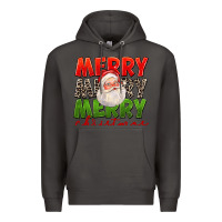 Smoke Merry Christmas Santa Premium Hoodie - FaDigitalArtStudio