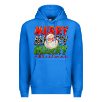 True Royal Merry Christmas Santa Premium Hoodie - FaDigitalArtStudio