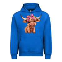 Cobalt cute  heifer Urban Hoodie - AdoDesignShop