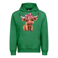 Emerald cute  heifer Urban Hoodie - AdoDesignShop